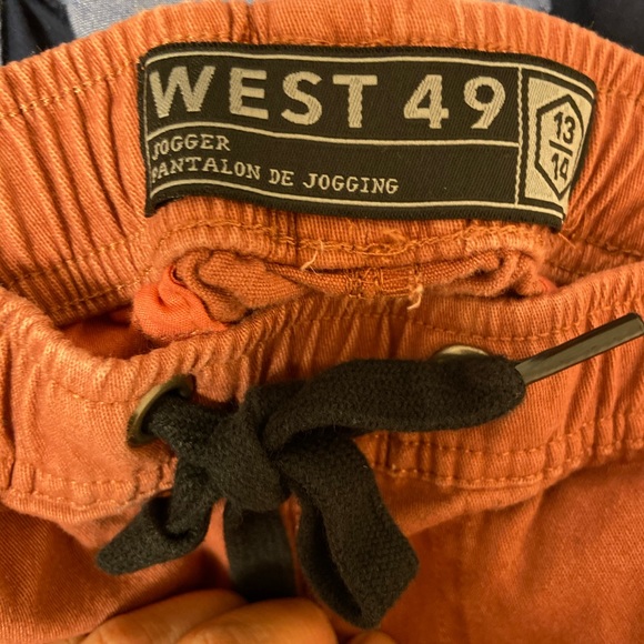 West 49 boys joggers. Burnt orange. Size:13-14. - Picture 3 of 5